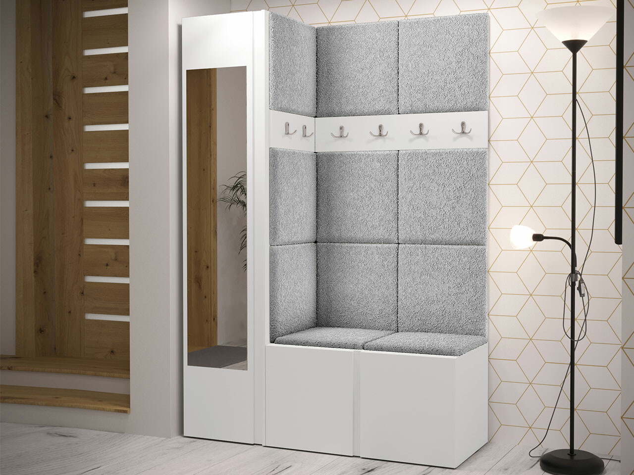 Gangmeubelset Hartford 277 (Wit)