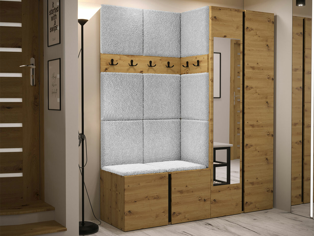 Gangmeubelset Hartford 278 (Artisan eiken)