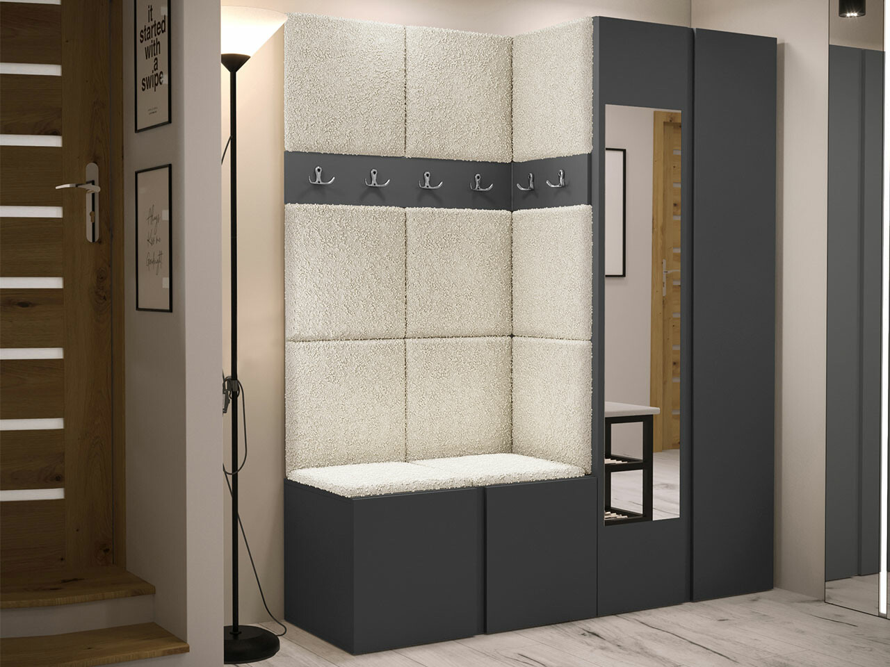 Gangmeubelset Hartford 278 (Grafiet)