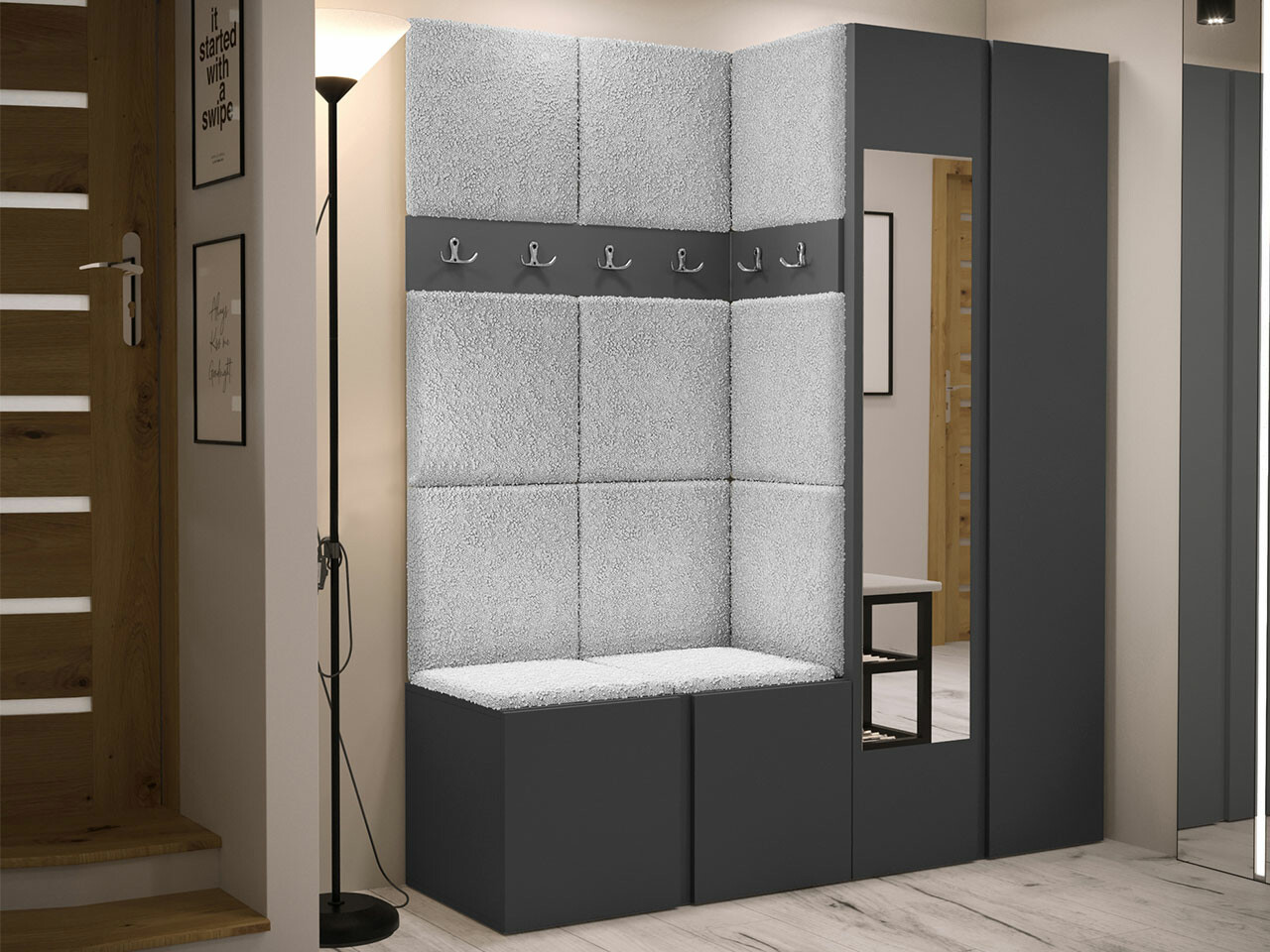 Gangmeubelset Hartford 278 (Grafiet)