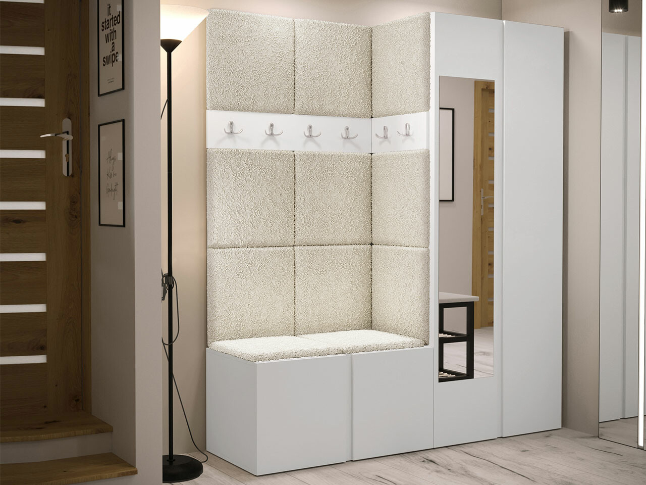 Gangmeubelset Hartford 278 (Wit)