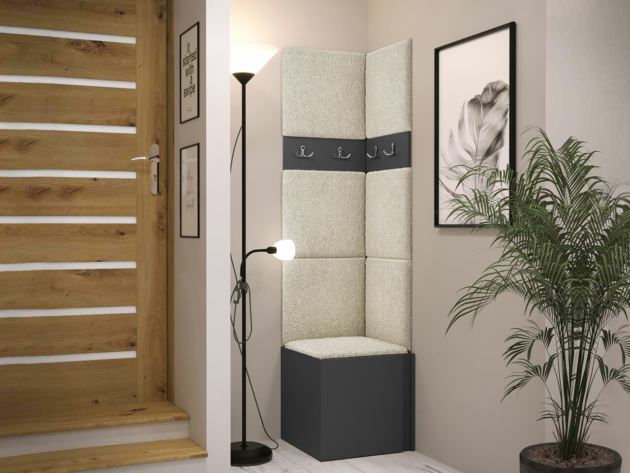 Gangmeubelset Hartford 347 (Grafiet)