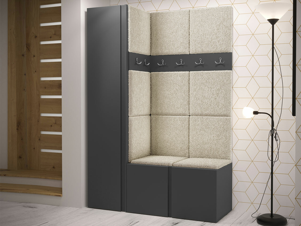 Gangmeubelset Hartford 471 (Grafiet)