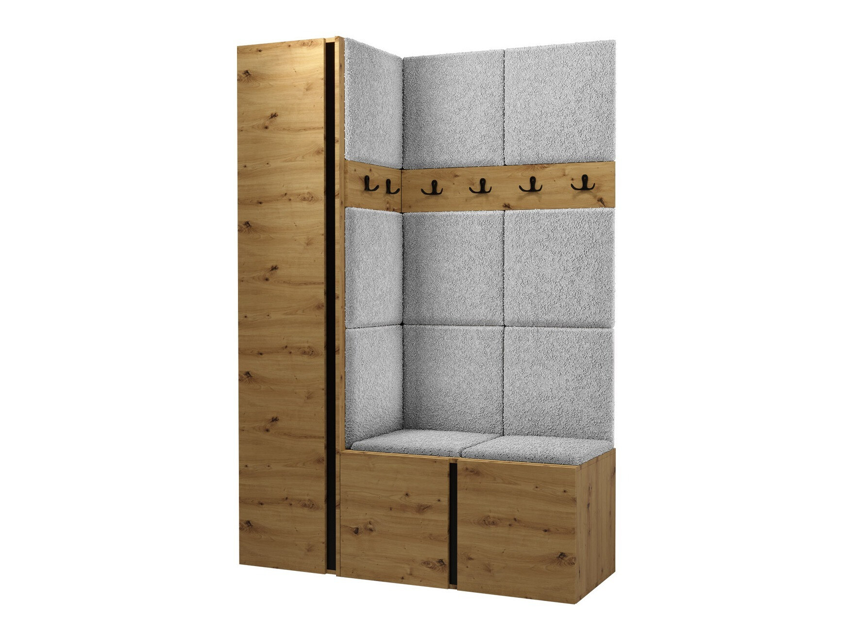 Gangmeubelset Pinis IX (Artisan eiken)