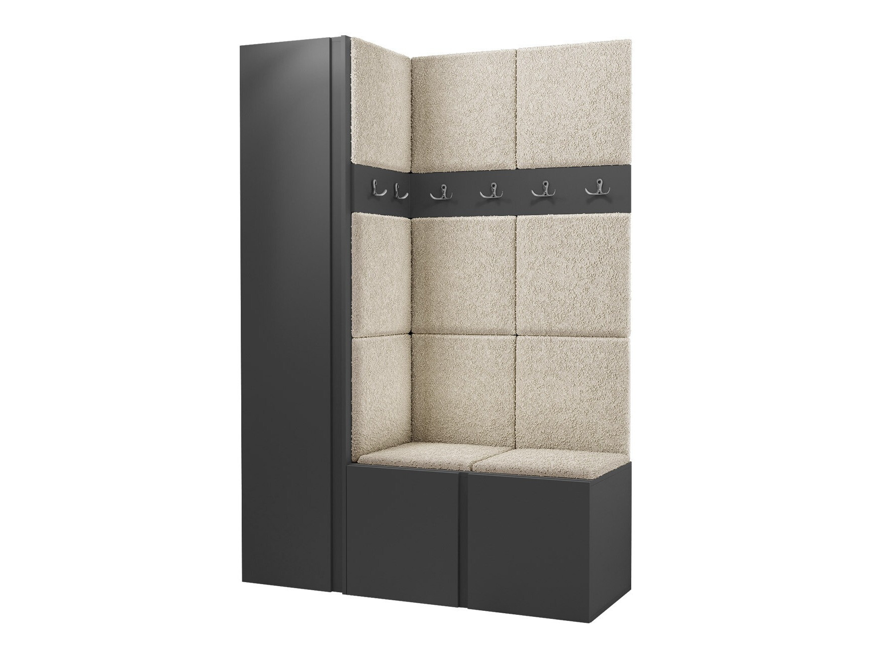 Gangmeubelset Pinis IX (Grafiet)