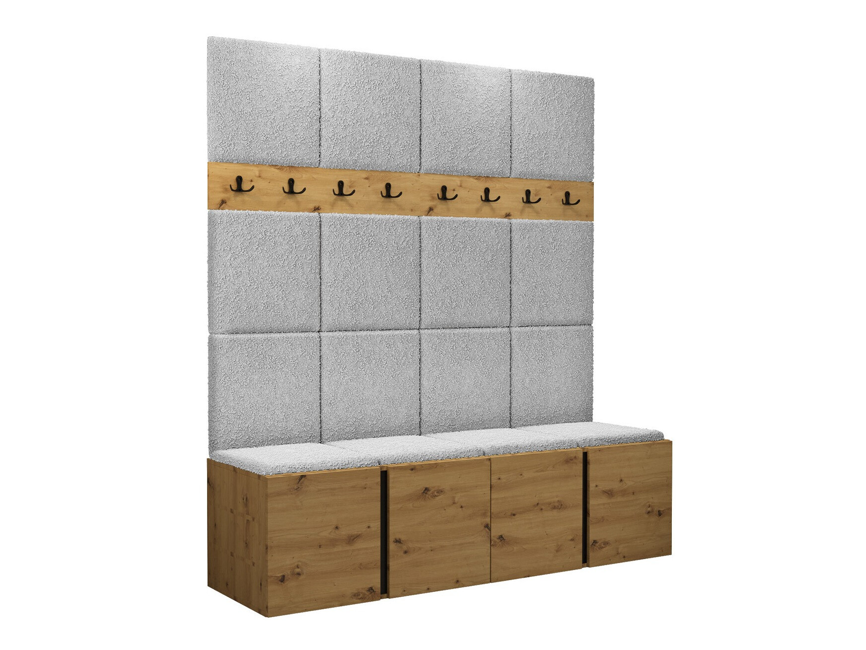 Gangmeubelset Pinis V (Artisan eiken)