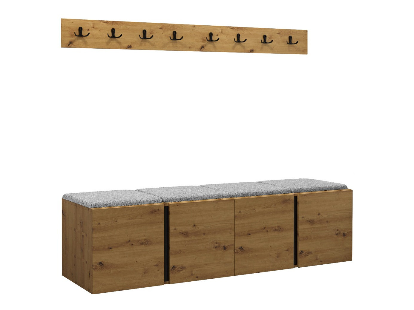 Gangmeubelset Pinis VII (Artisan eiken)