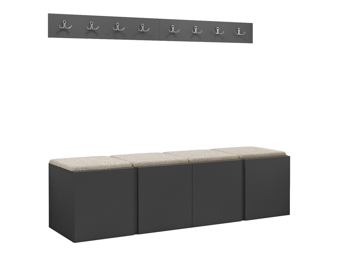 Gangmeubelset Pinis VII (Grafiet)