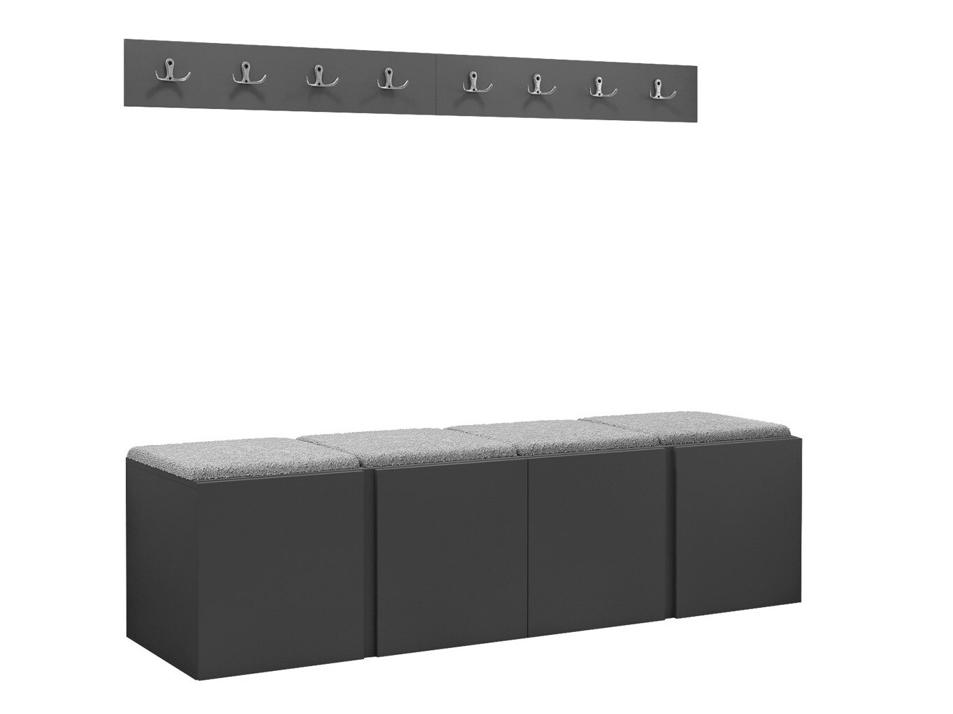 Gangmeubelset Pinis VII (Grafiet)