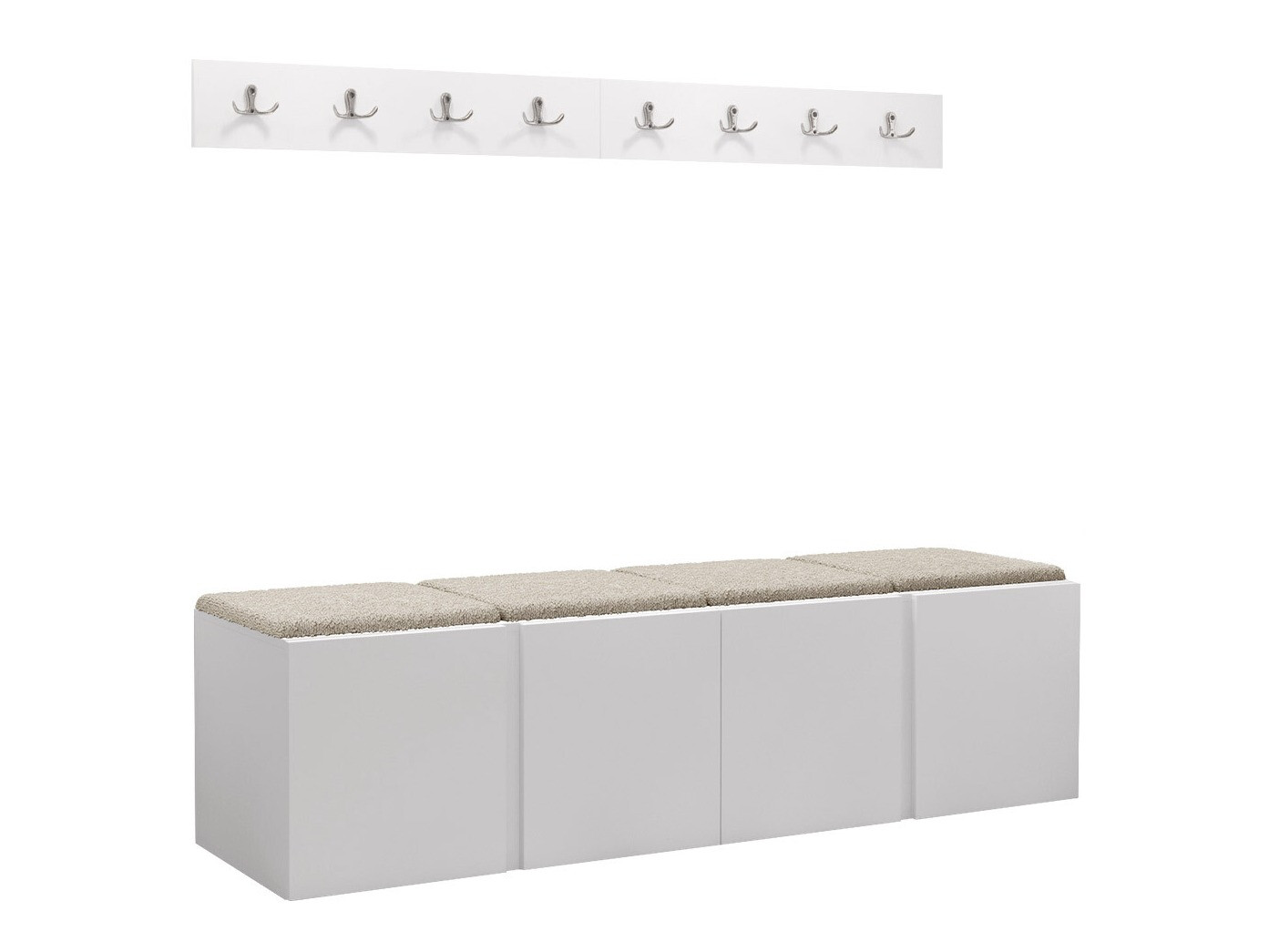 Gangmeubelset Pinis VII (Wit)