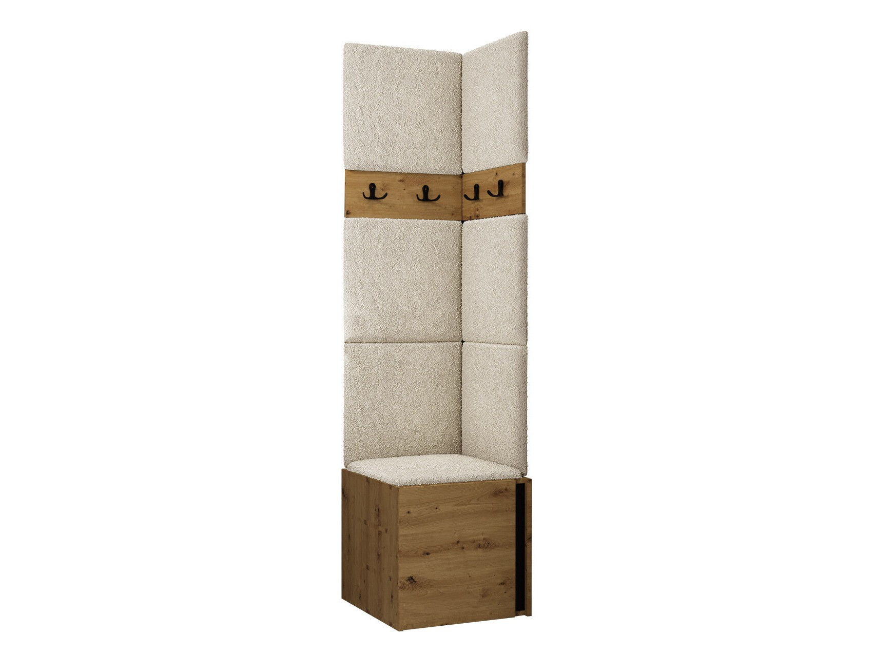 Gangmeubelset Pinis XXI (Artisan eiken + Zwart)
