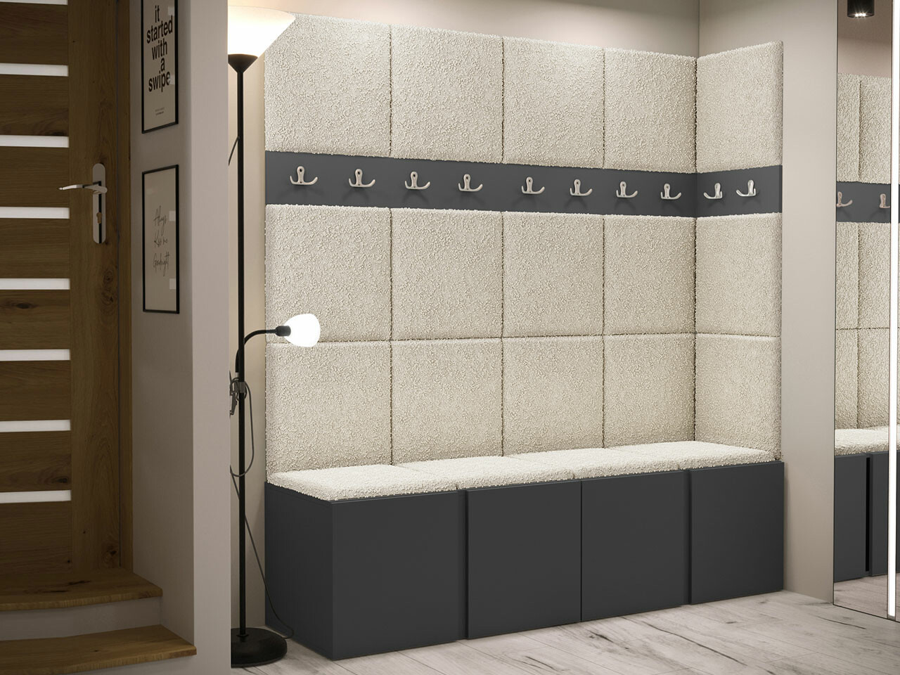 Gangmeubelset Hartford 265 (Grafiet)