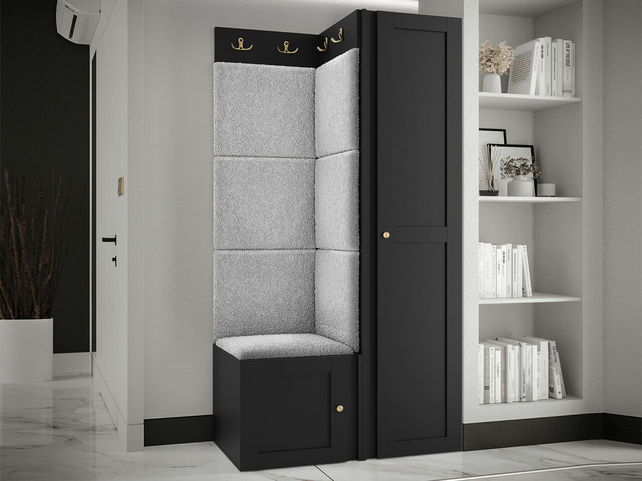 Gangmeubelset Hartford 381 (Zwart)