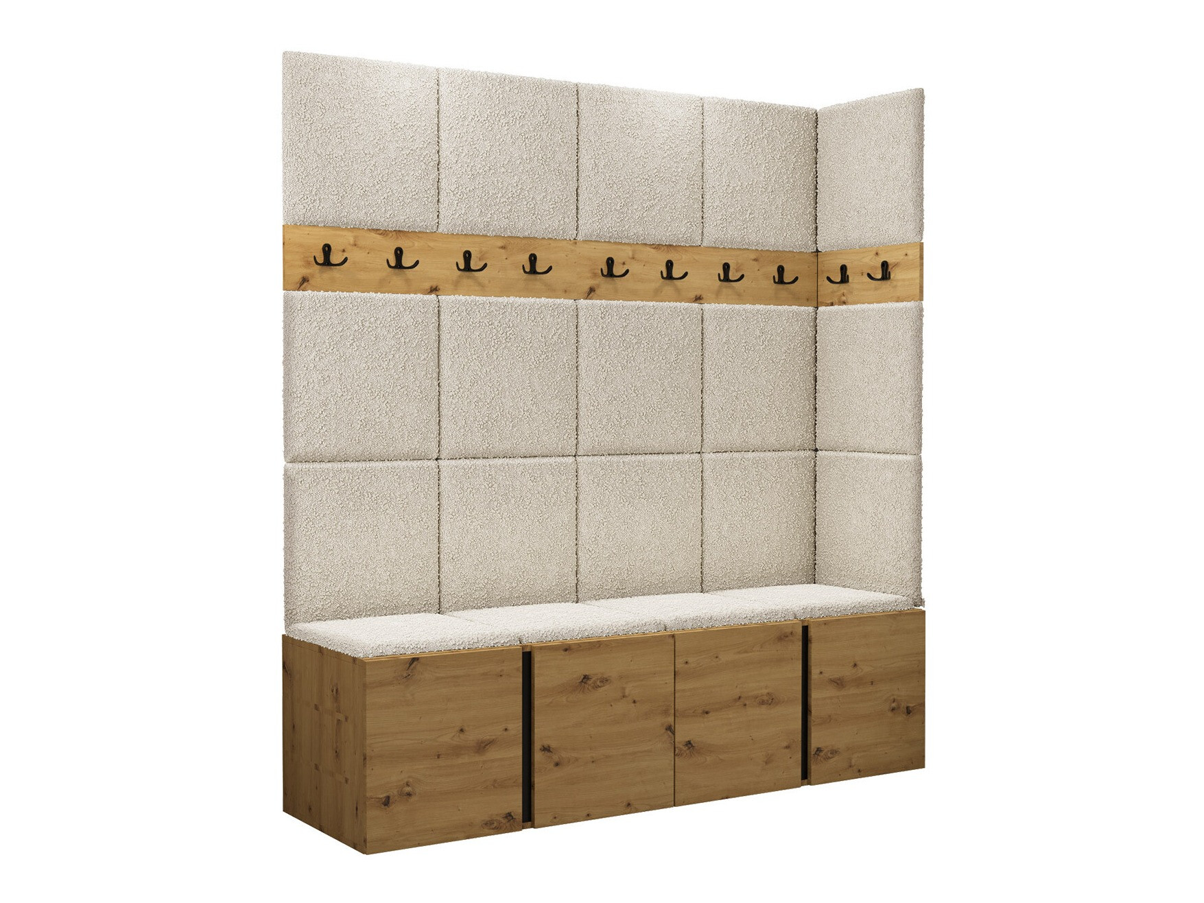 Gangmeubelset Pinis II (Artisan eiken)