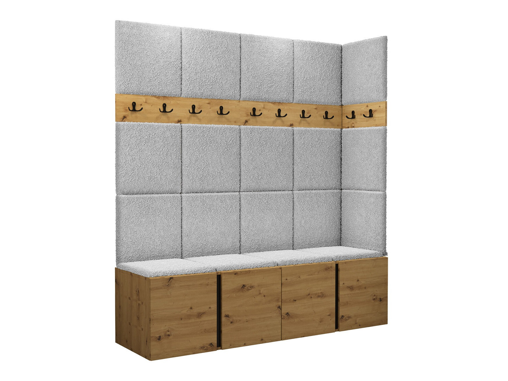 Gangmeubelset Pinis II (Artisan eiken)
