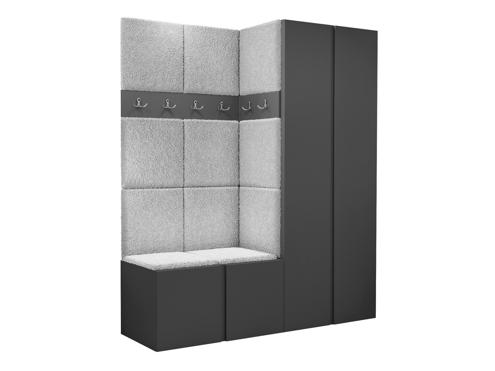 Gangmeubelset Pinis III (Grafiet)