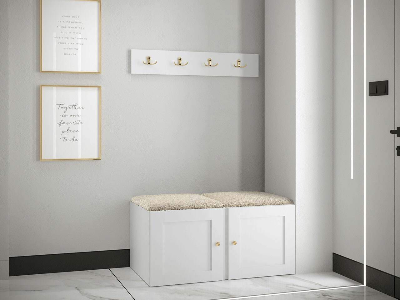 Gangmeubelset Hartford 376 (Zwart)