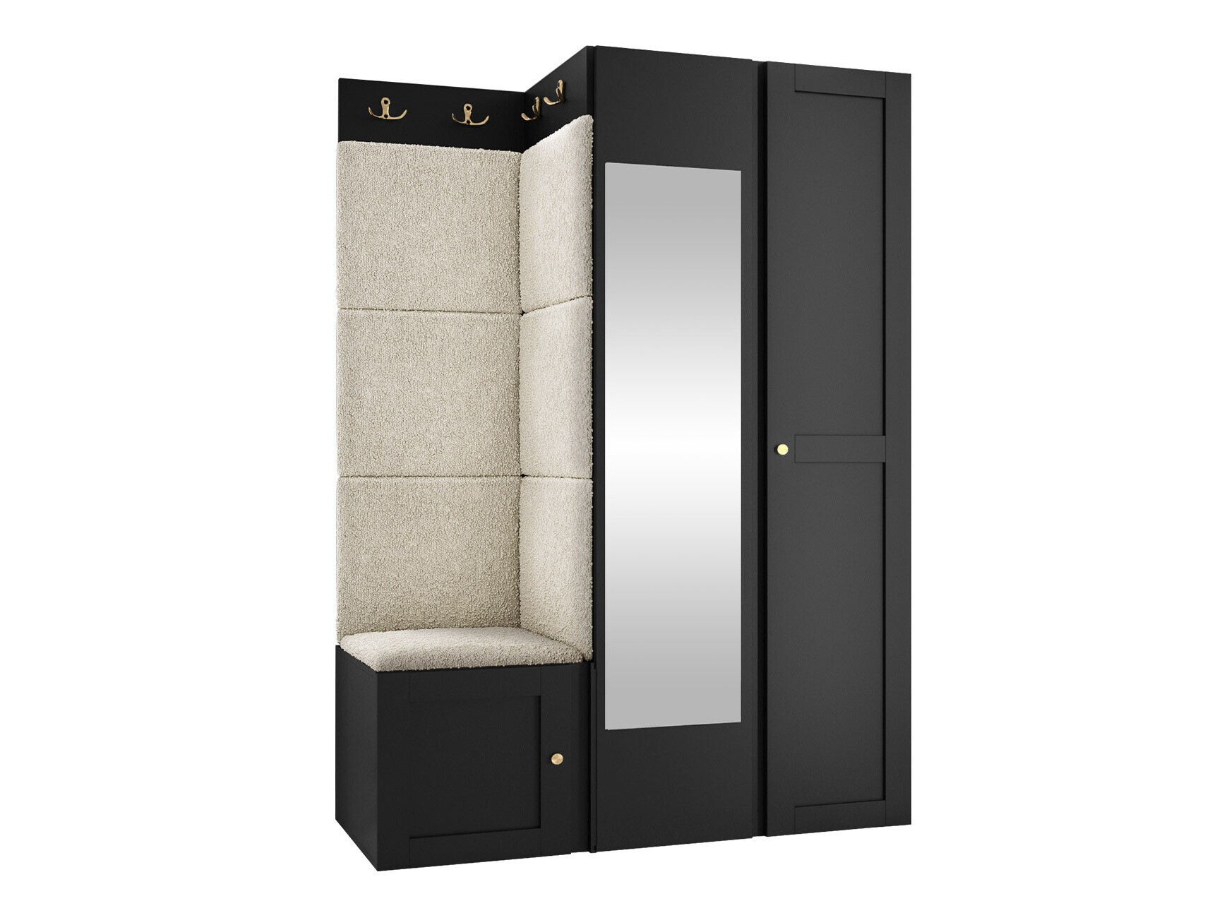 Gangmeubelset Hartford 380 (Zwart)