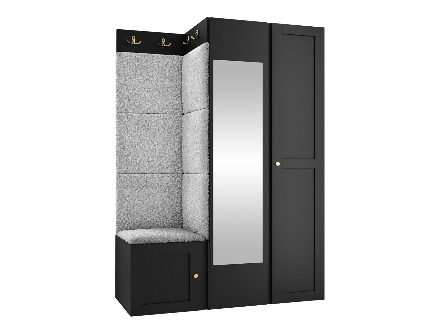 Gangmeubelset Hartford 380 (Zwart)