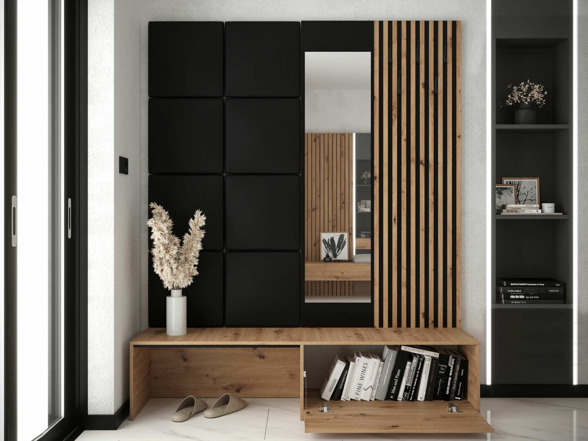 Gangmeubelset Fabor (Artisan eiken + Manila 04)