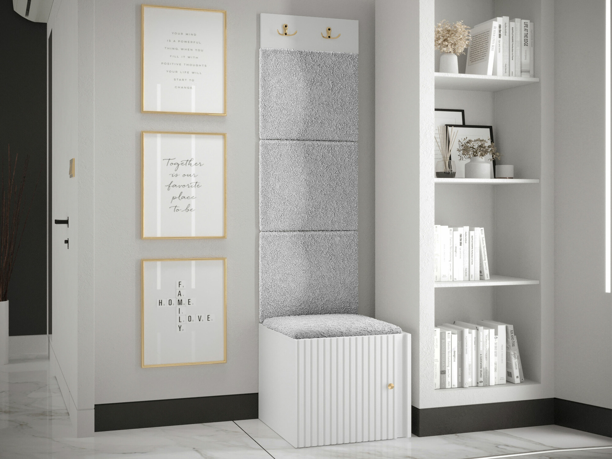 Gangmeubelset Hartford 386 (Wit)