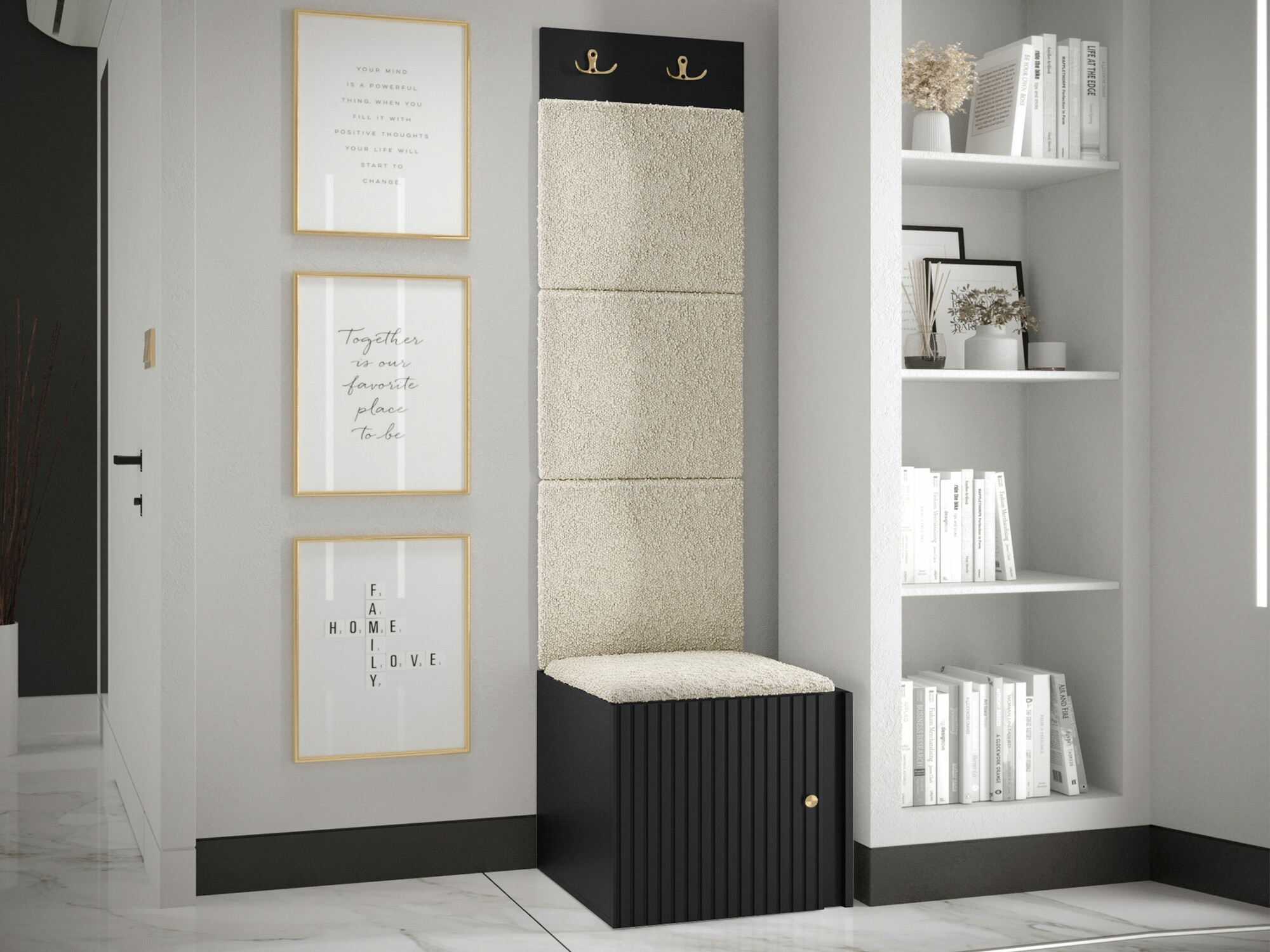 Gangmeubelset Hartford 386 (Zwart)