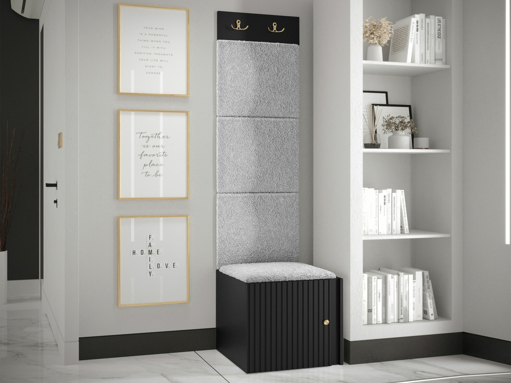 Gangmeubelset Hartford 386 (Zwart)