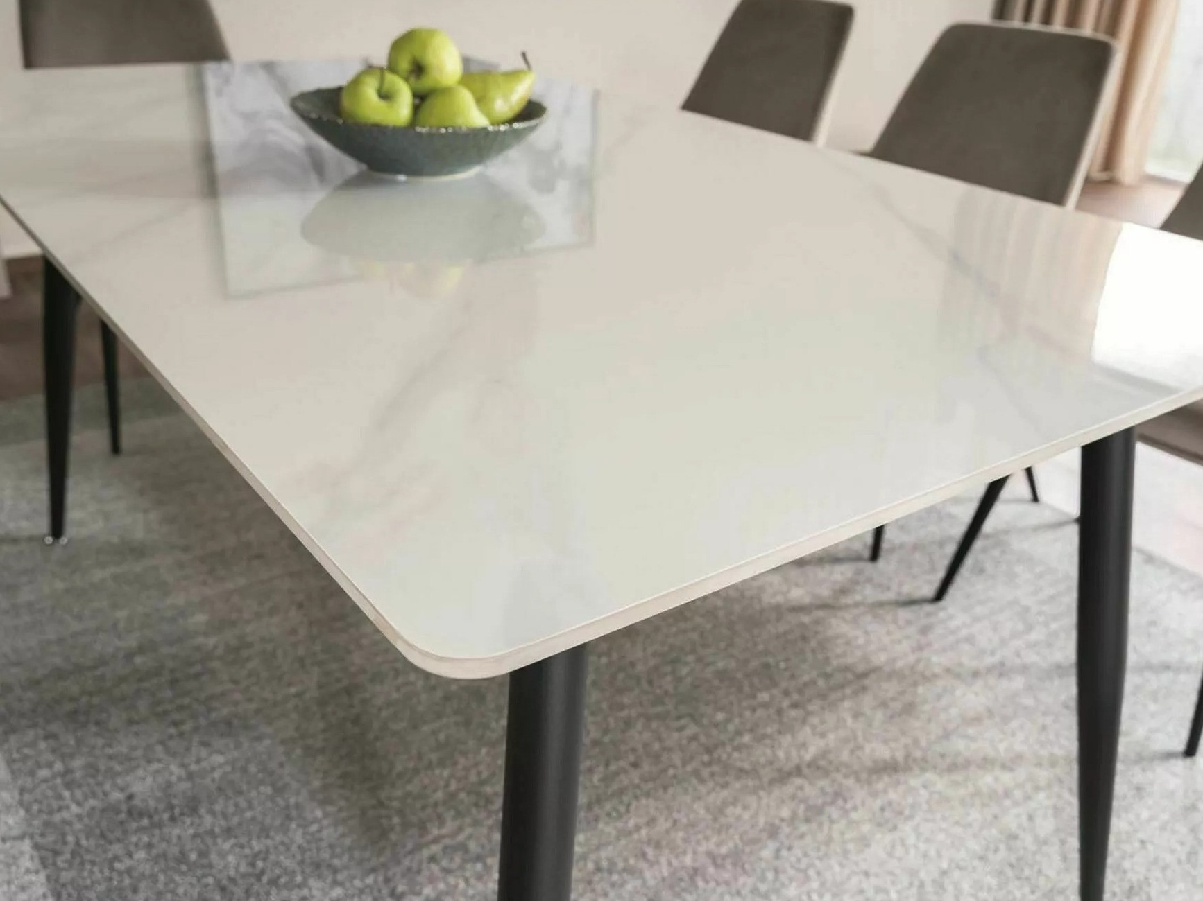 Tafel Detroit 803 (Wit marmer)