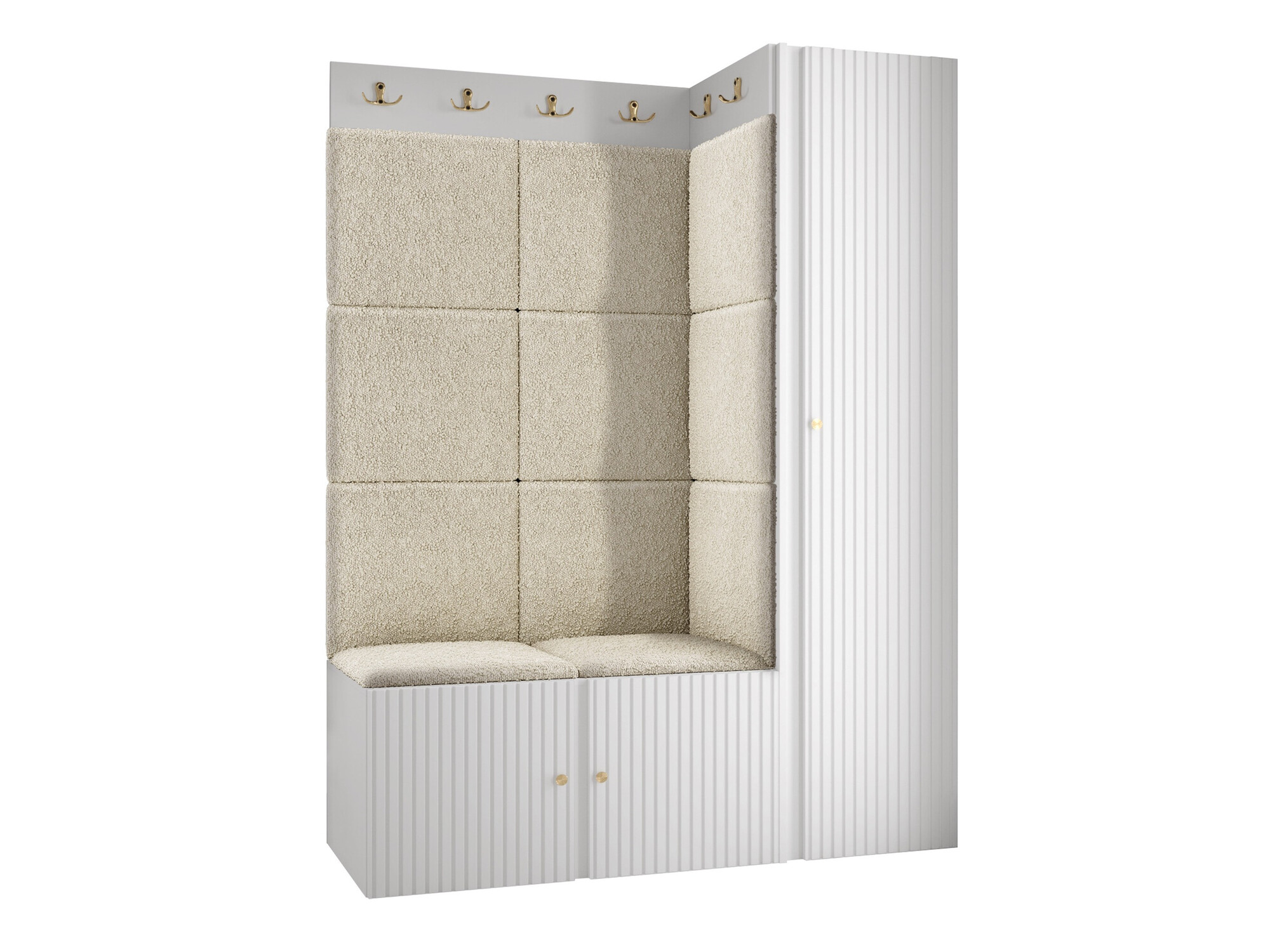 Gangmeubelset Hartford 385 (Wit)