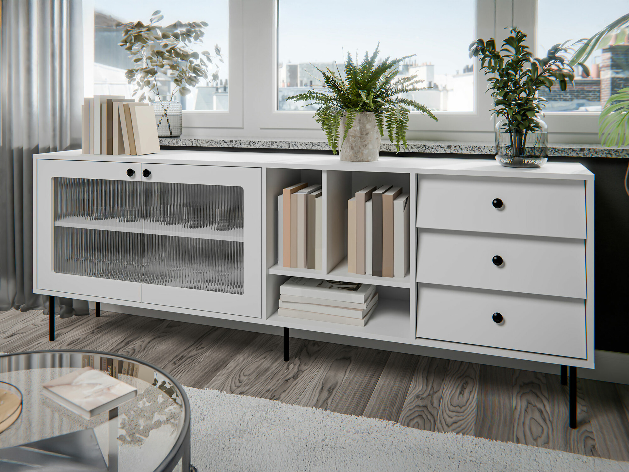 Ladekast Feletri 104 (Wit)