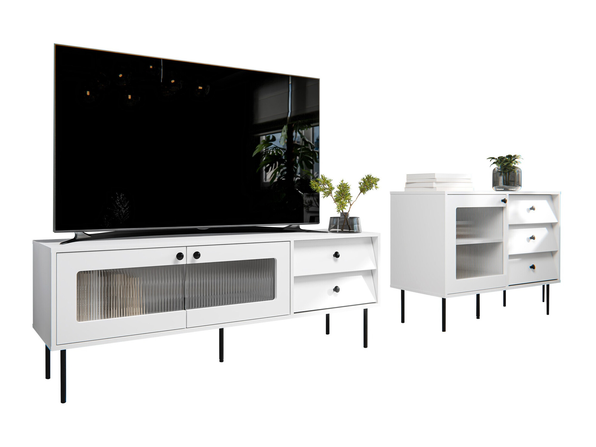 Woonkamerset Feletri 108 (Wit)