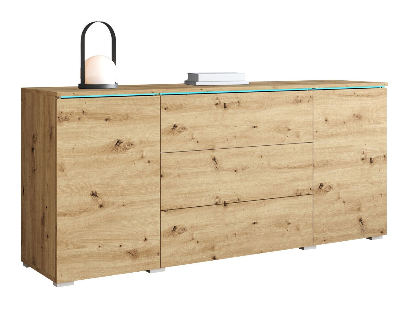 Ladekast Sarasota 142 (Artisan eiken)