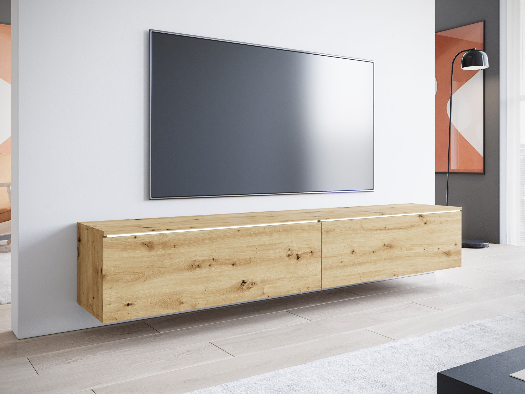 TV-meubel Scientia I (Artisan eiken)