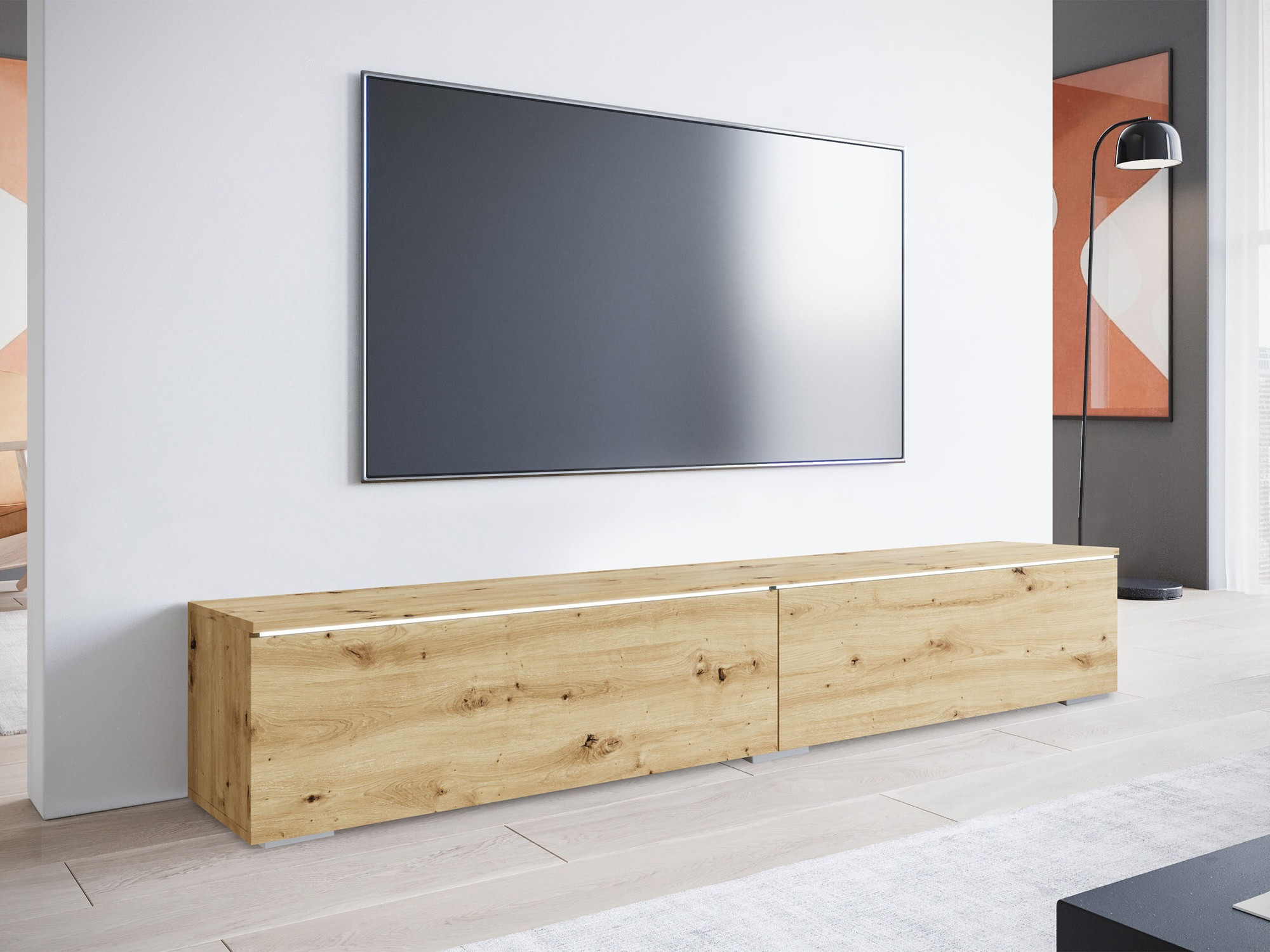 TV-meubel Scientia I (Artisan eiken)