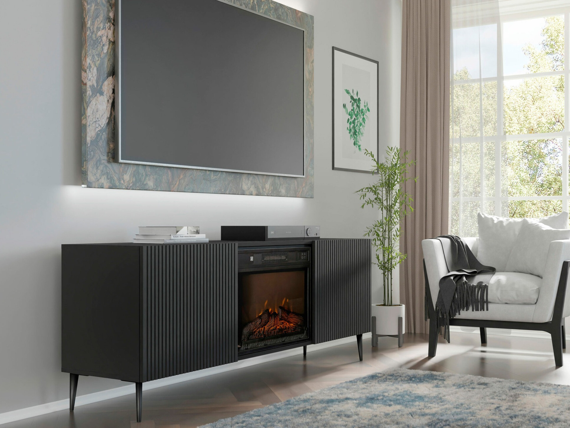 Dressoir Talsalu 111 (Zwart)