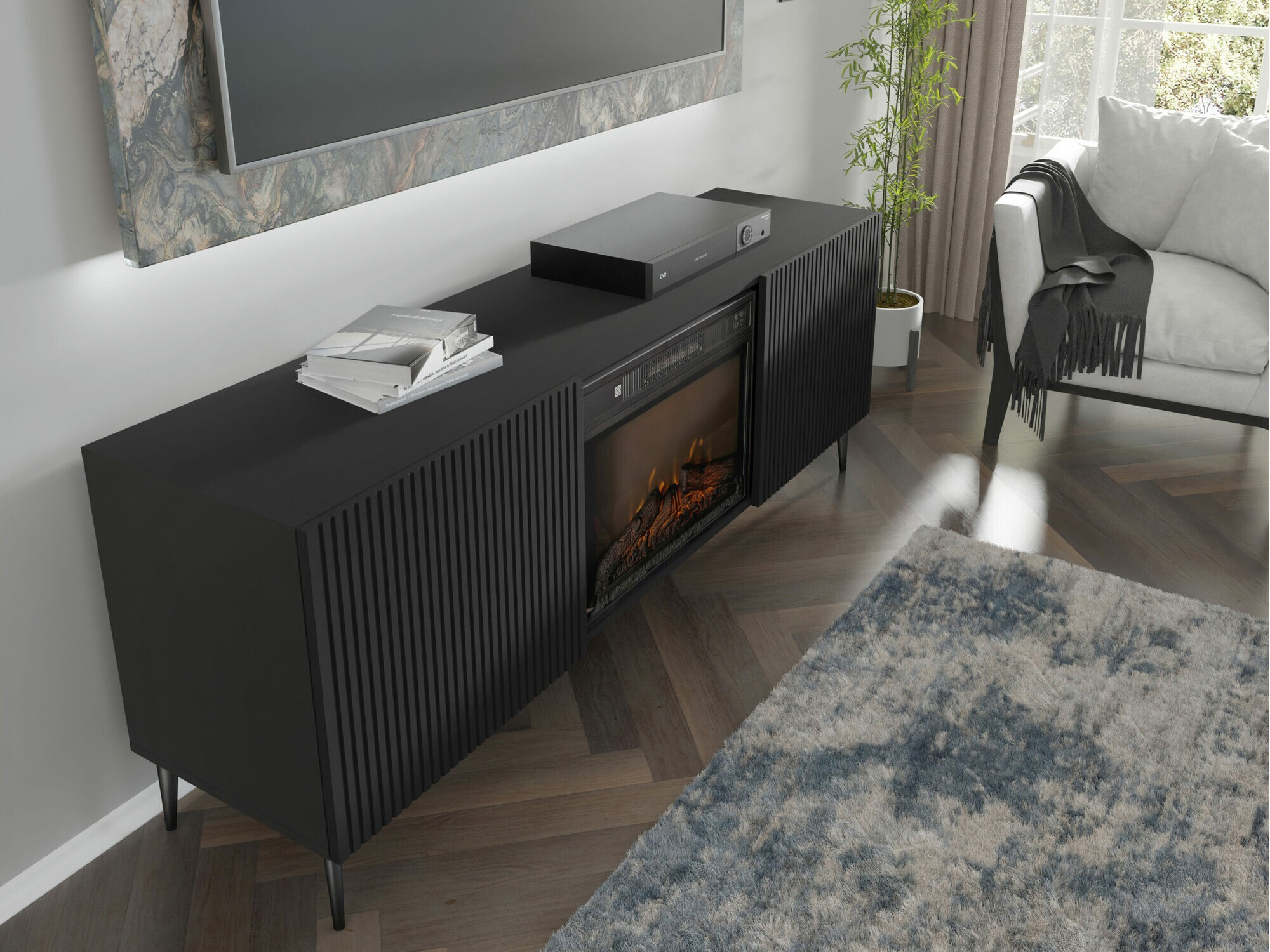 Dressoir Talsalu 111 (Zwart)