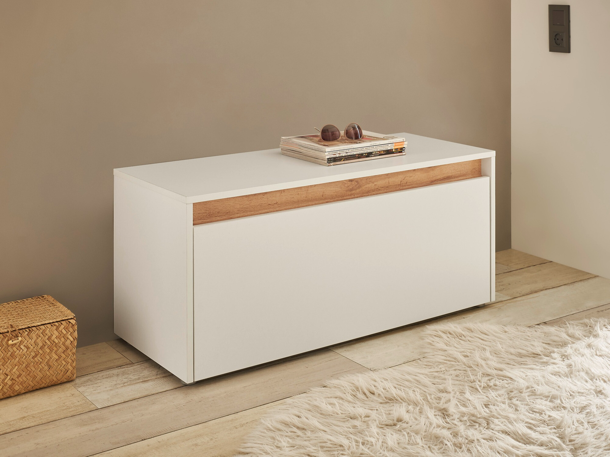 Schoenenkast Elbsori 163 (Wit)