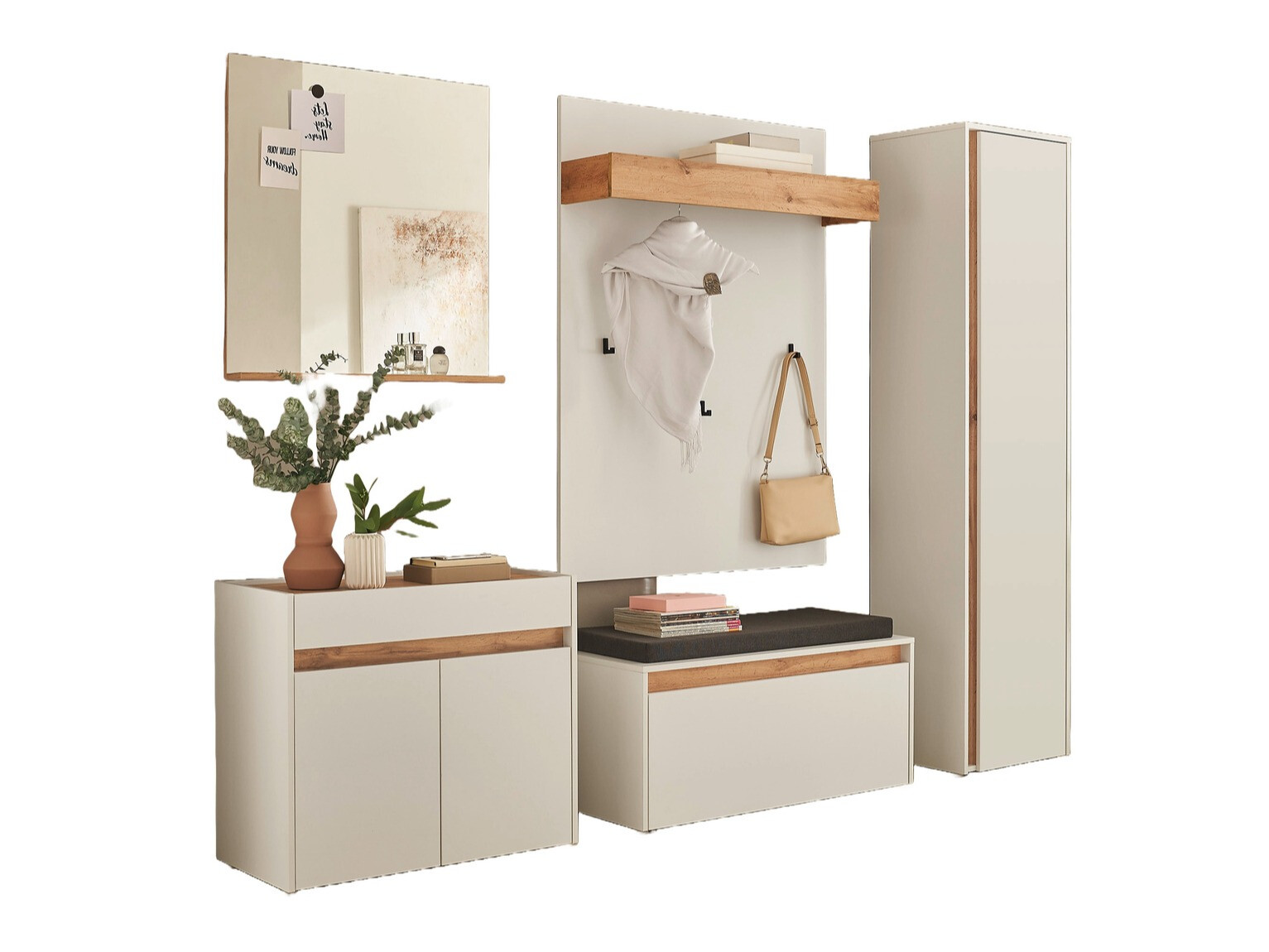 Gangmeubelset Elbsori 168 (Wit)