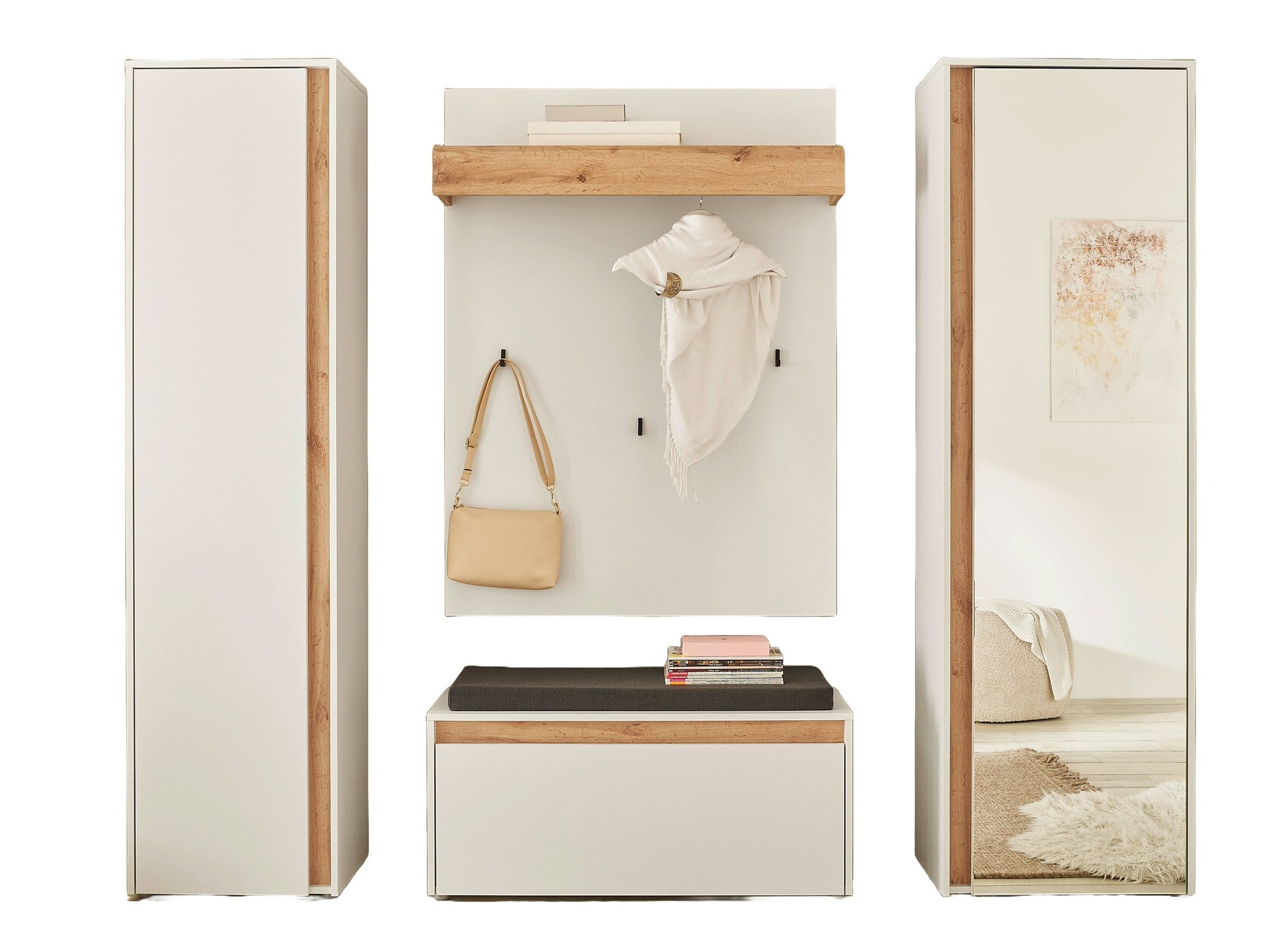 Gangmeubelset Elbsori 169 (Wit)