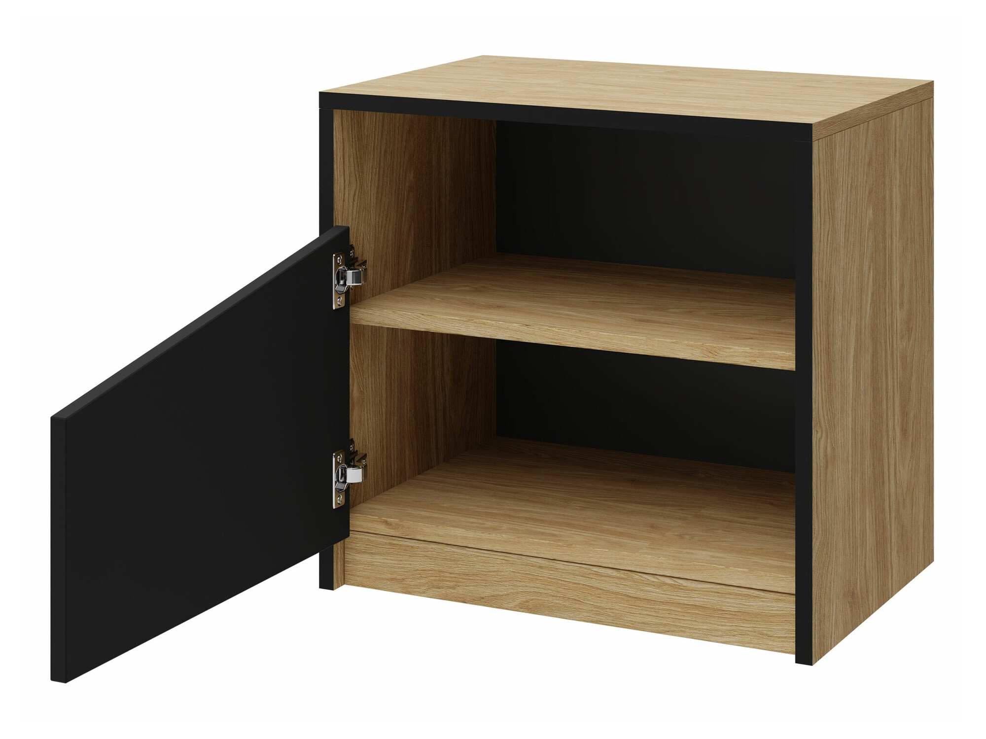 Nachtkastje Tenreme 105 (Beige + Eiken)