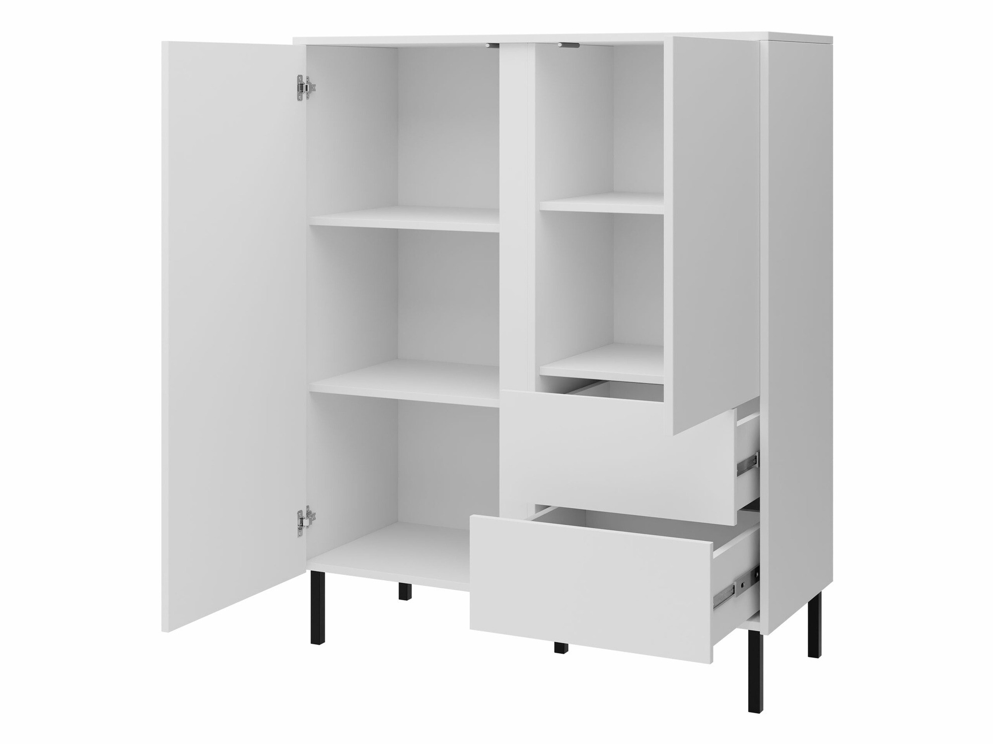 Woonkamerset Lumiri 108 (Eiken + Zwart)