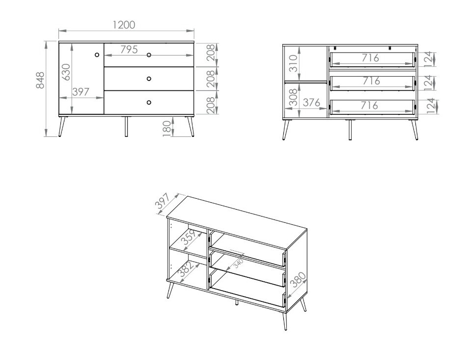 Ladekast Veslomi 105