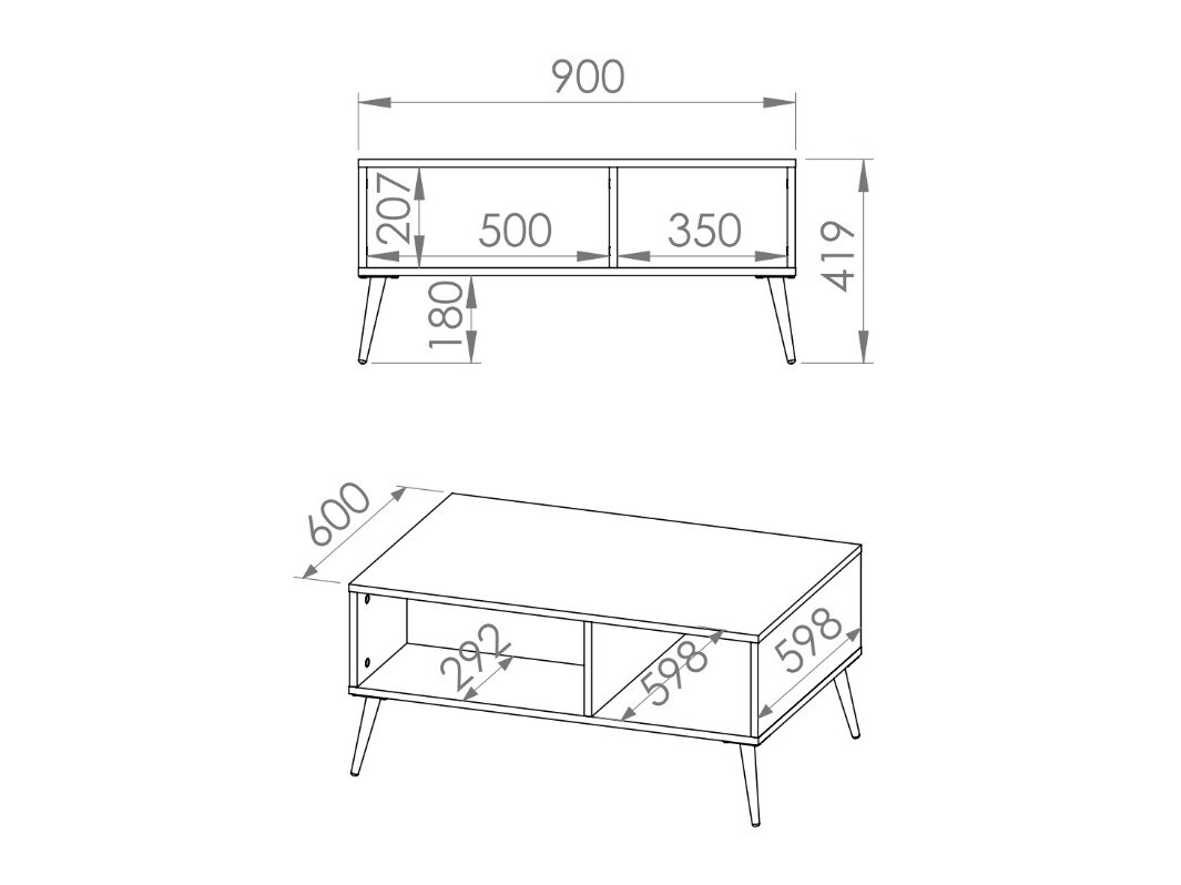 Salontafel Veslomi 107