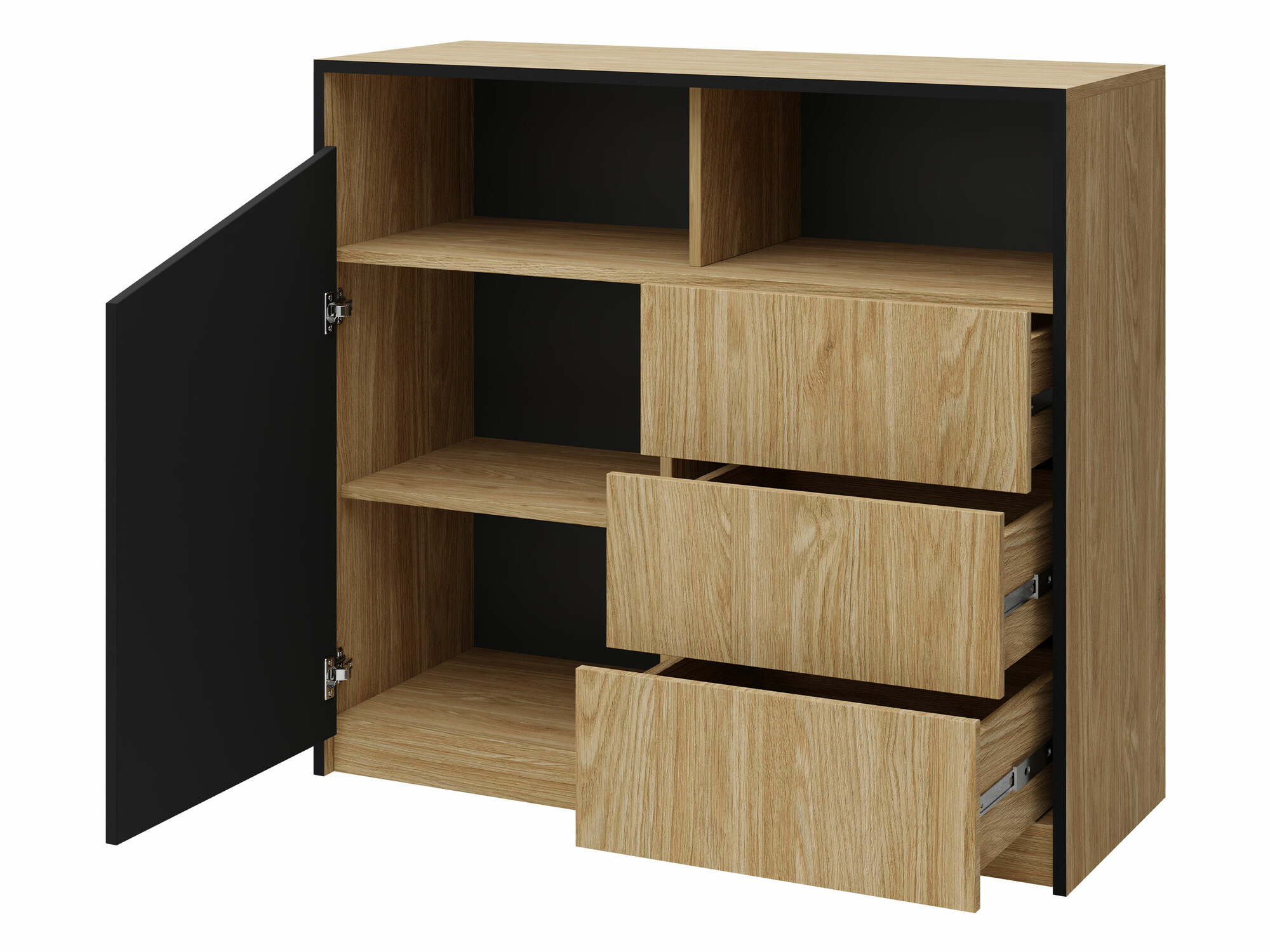 Slaapkamer set Tenreme 108 (Beige + Eiken)