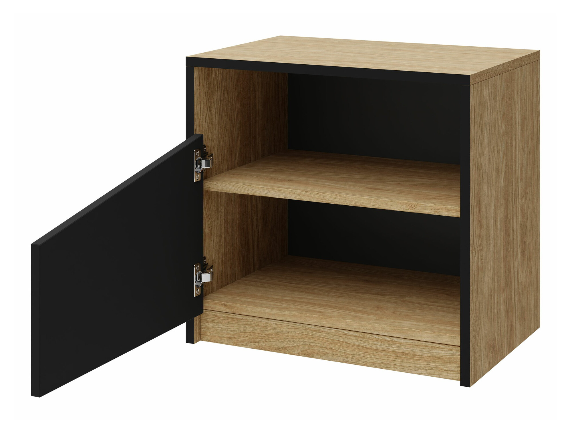 Slaapkamer set Tenreme 108 (Eiken + Zwart)