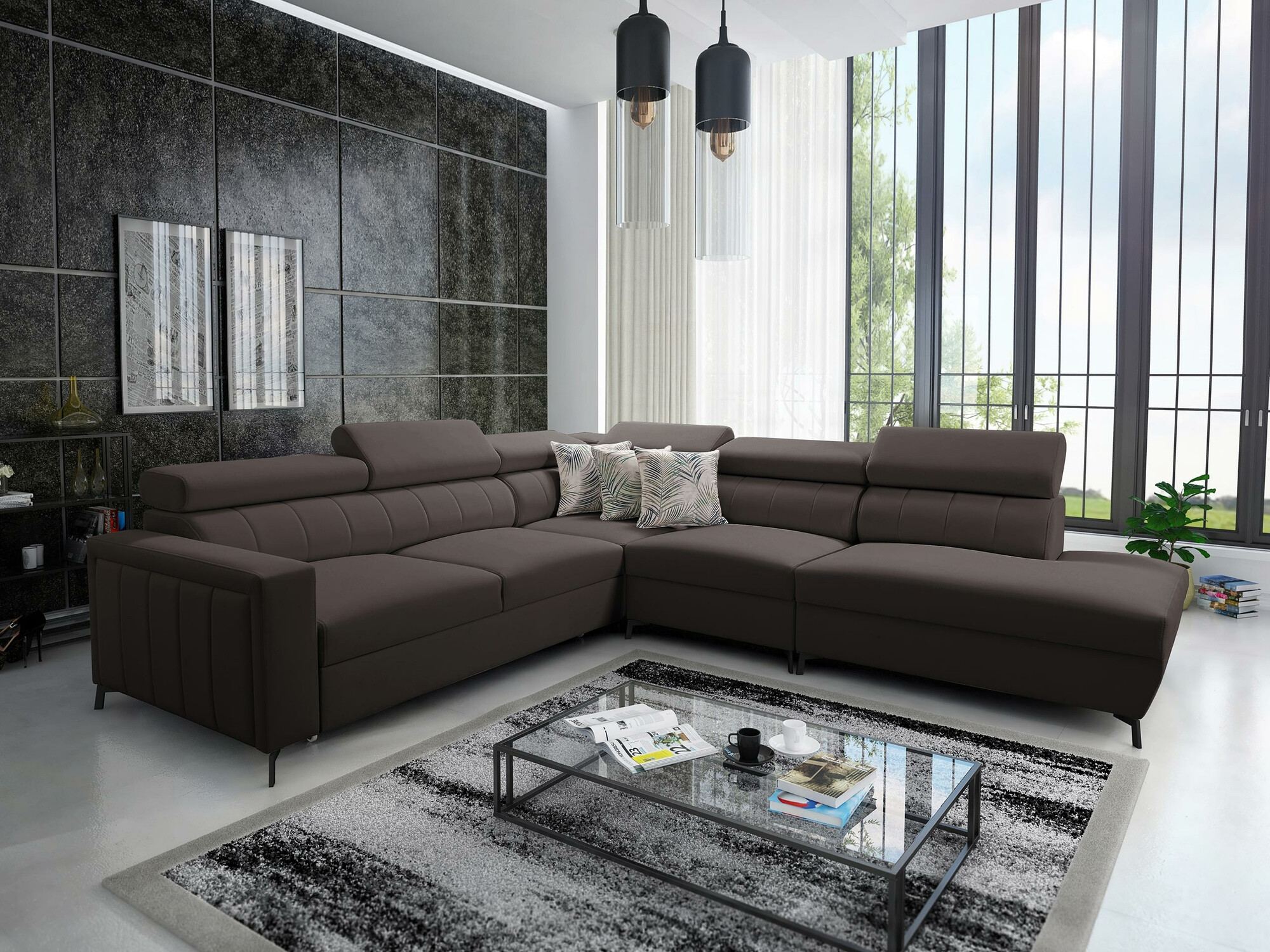 Hoekbank Sarasota 156 (Mono 234 + Botanical 36)