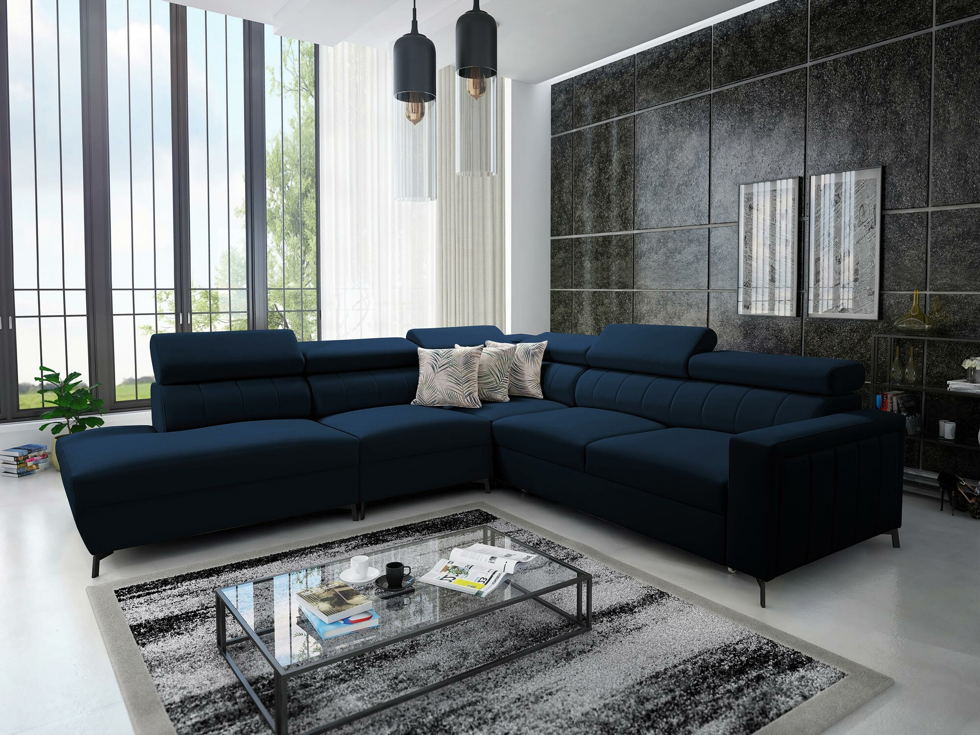 Hoekbank Sarasota 156 (Mono 242 + Botanical 36)