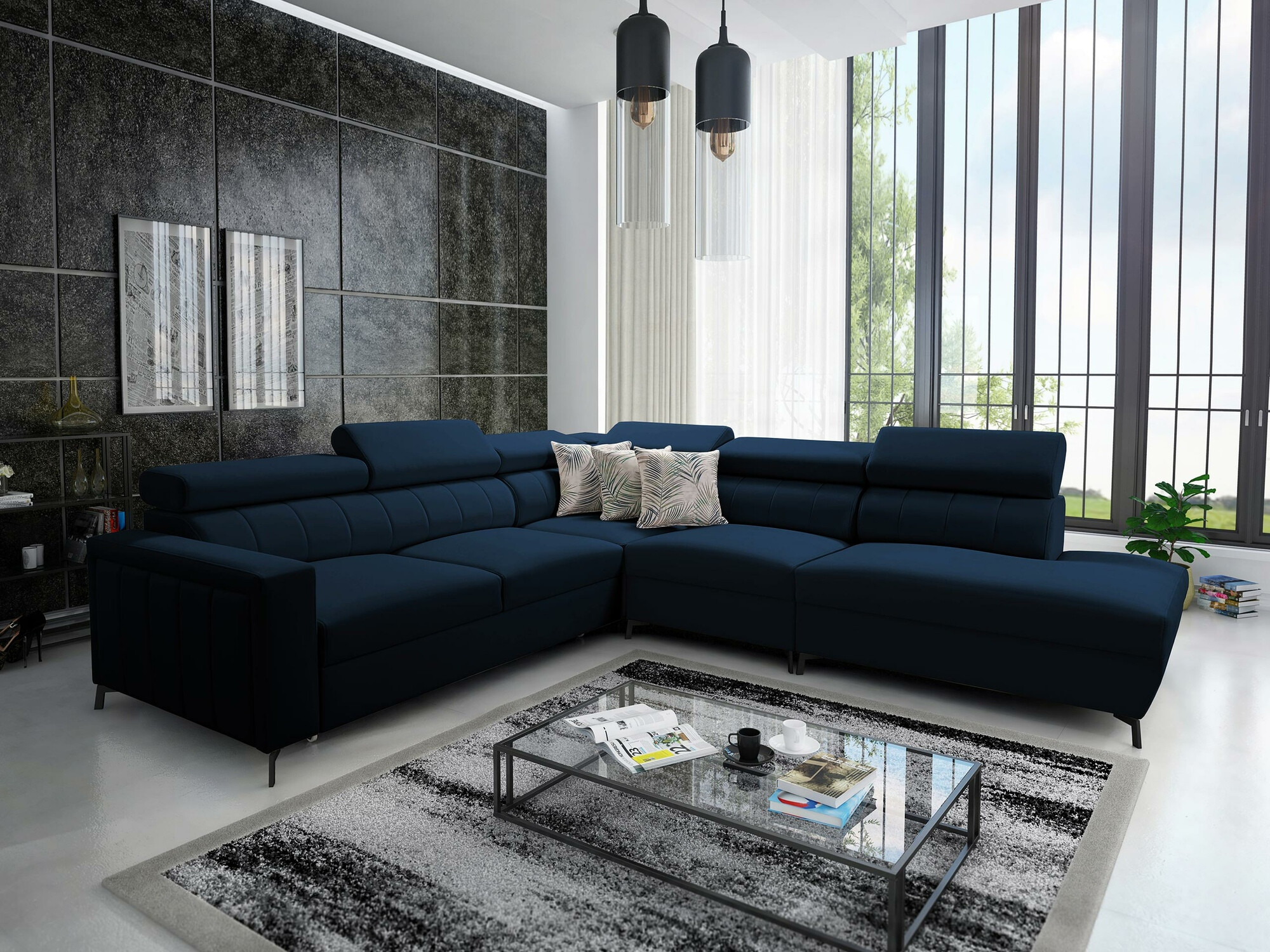 Hoekbank Sarasota 156 (Mono 242 + Botanical 36)