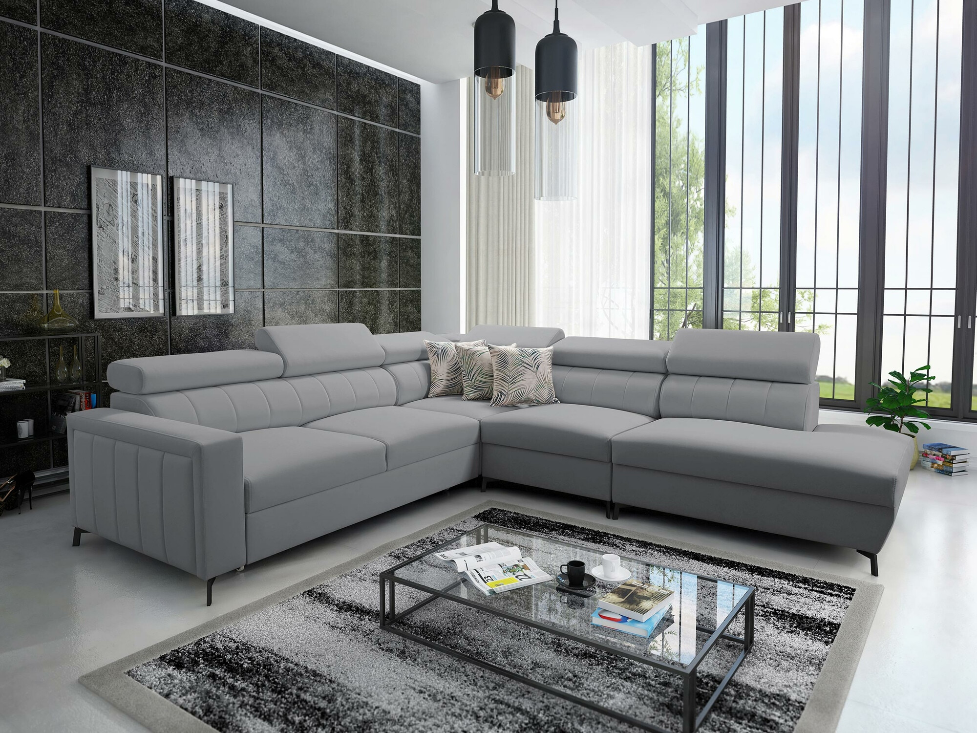 Hoekbank Sarasota 156 (Mono 244 + Botanical 36)