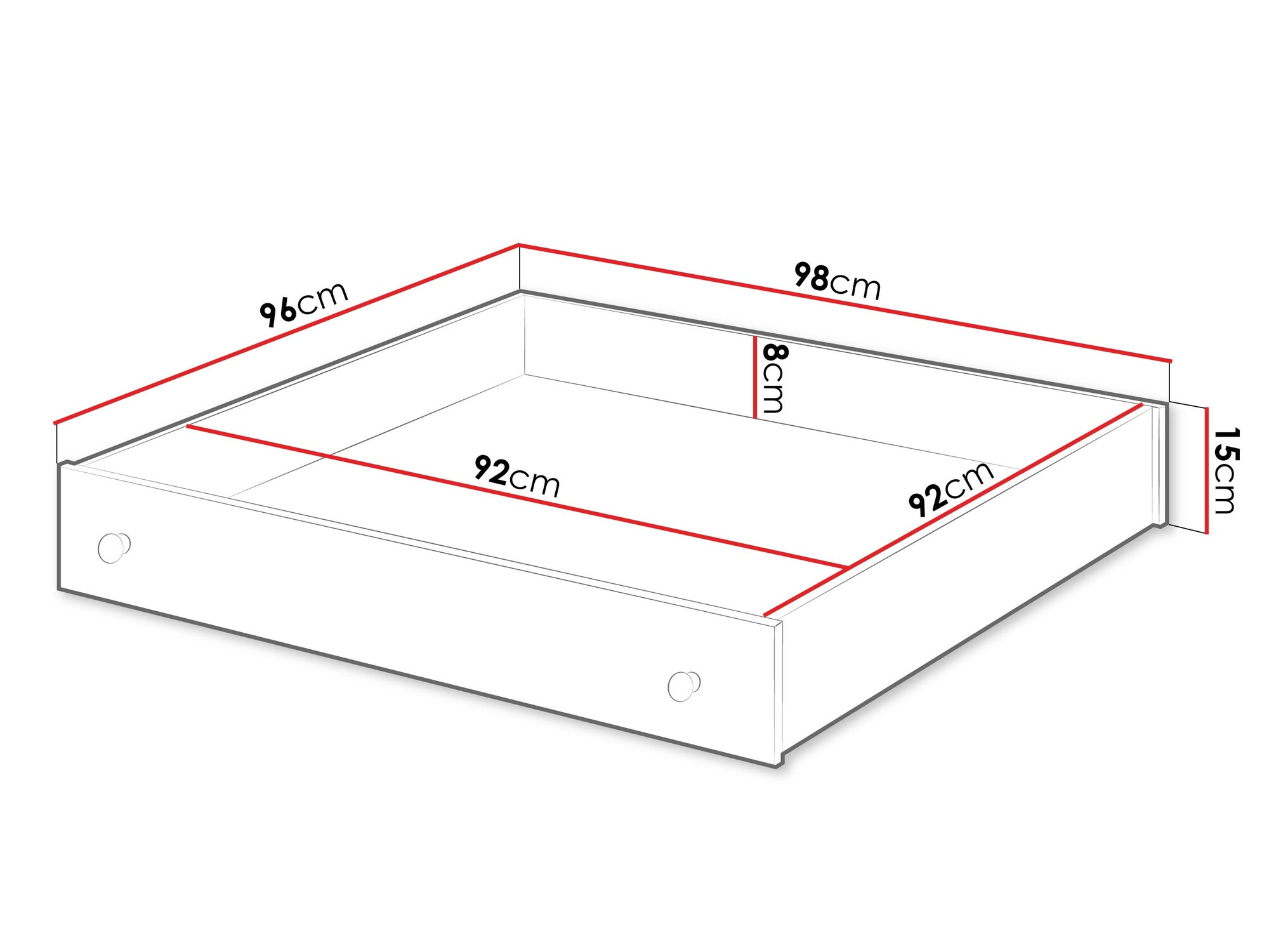 Lade Romelbo 147 (Wit)